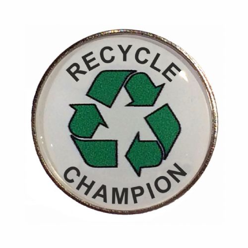 RECYCLE CHAMPION round badge